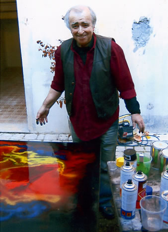 L' artiste peintre Christian Duran Gomez