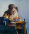 Vermeer de Delf : La tisseuse